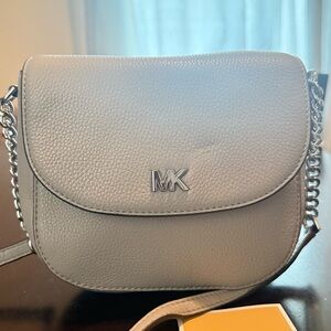 Michael Kors Light Gray Crossbody Bag